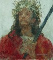 Jesus in einer Dornenkrone 1913 Ilya Repin